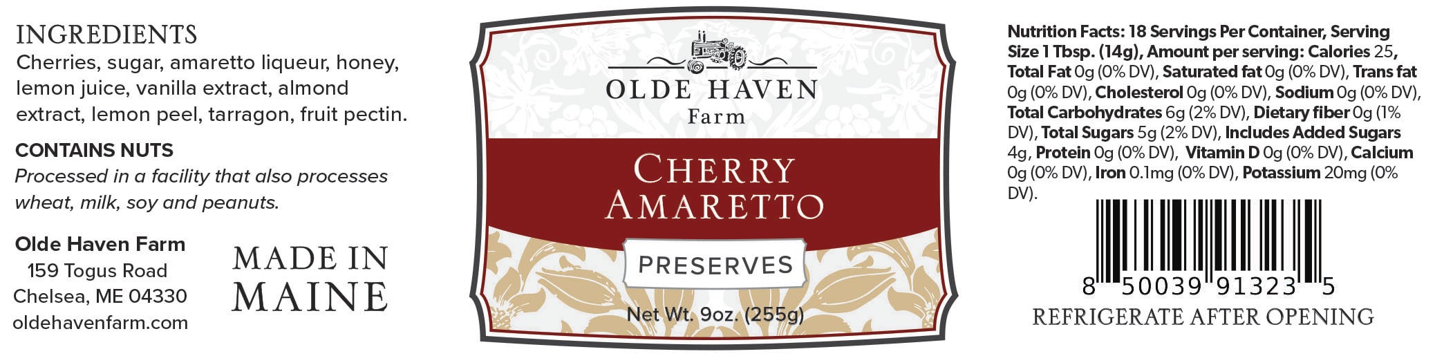 Cherry Amaretto | Olde Haven Farm